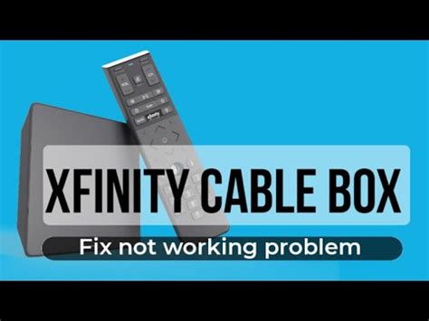 how to reset service electric cable box|xfinity cable box not working.